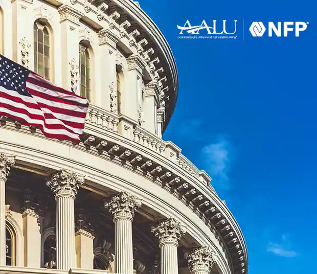 Capitol Building And AALU Logo